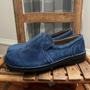 Birkenstock Blue Slip Ons
